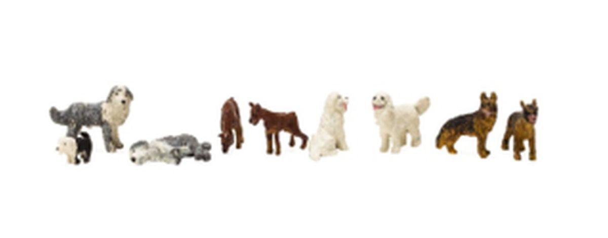 Woodland Scenics 1971 HO Dog Pack