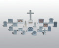Woodland Scenics 201 HO Tombstones