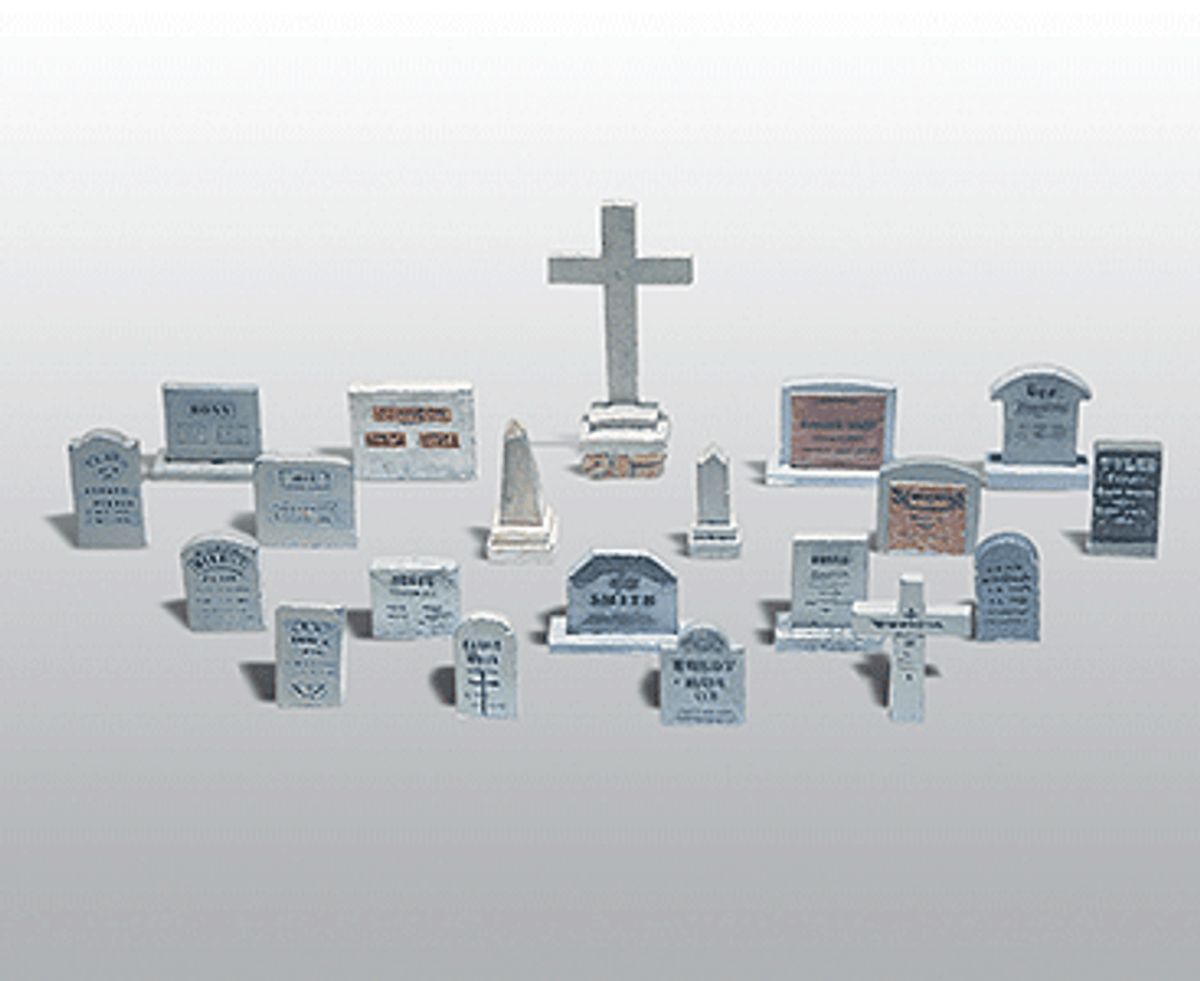 Woodland Scenics 201 HO Tombstones
