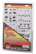 Woodland Scenics 2051 HO Asst.Farm Set Economy Pack