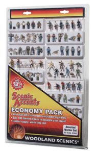 Woodland Scenics 2052 HO Asst.Worker Set Economy Pack