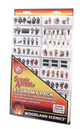 Woodland Scenics 2053 HO Asst.Figure Set Economy Pack