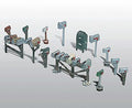 Woodland Scenics 206 HO Assorted Mailboxes