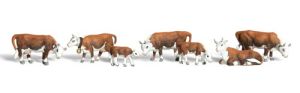 Woodland Scenics 2144 N Hereford Cows