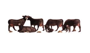 Woodland Scenics 2217 N Black Angus Cows