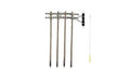 Woodland Scenics 2281 O Pre-Wired Poles Double Crossbar