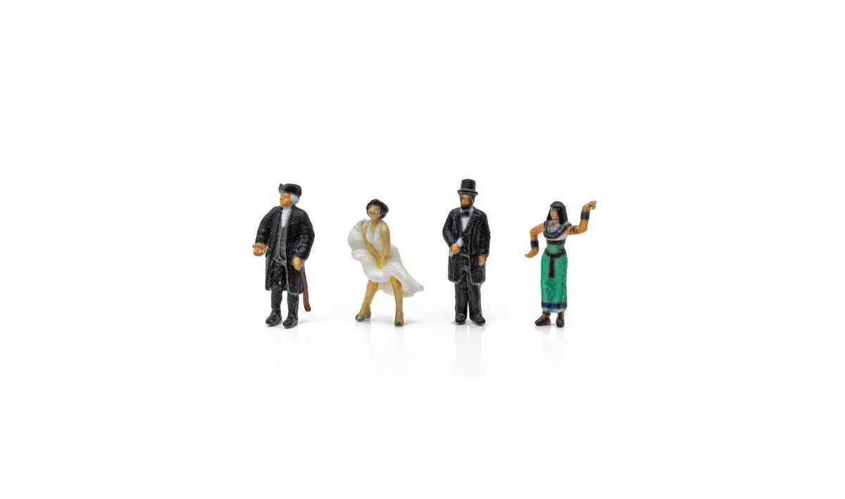 Woodland Scenics 2866 HO Historical Figures 4 PK