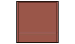 Woodland Scenics 30104 HO DPM Street Level Blank Wall