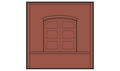 Woodland Scenics 30106 HO DPM Dock Level Wall Freight Door