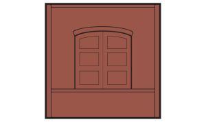 Woodland Scenics 30106 HO DPM Dock Level Wall Freight Door