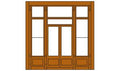 Woodland Scenics 30141 HO DPM Street Level Wall Victorian Entry