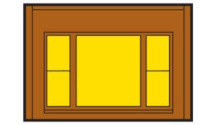 Woodland Scenics 30167 HO DPM 1-Story Wall 20th Century Windows