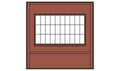 Woodland Scenics 30173 HO DPM Dock Level Wall Steel Sash Windows