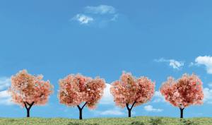 Woodland Scenics 3593 2 -3  Flowering Trees 4/pkg