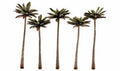 Woodland Scenics 3598 4 .75 -5 .25  Large Palm Trees 5/pkg