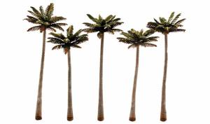 Woodland Scenics 3598 4 .75 -5 .25  Large Palm Trees 5/pkg