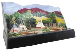 Woodland Scenics 4133 Tepee Village Scene-A-Rama Theme Kit