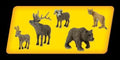 Woodland Scenics 4349 North American Wildlife Scene