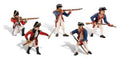 Woodland Scenics 4454 Revolutionary War Soldiers
