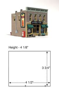 Woodland Scenics 5021 HO B/U Lubeners General Store