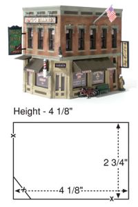 Woodland Scenics 5024 HO B/U Corner Emporium
