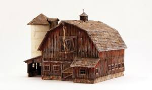Woodland Scenics 5038 HO B/U Old Weathered Barn