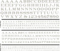Woodland Scenics 506 RR Roman Letters/white Dry Transfer