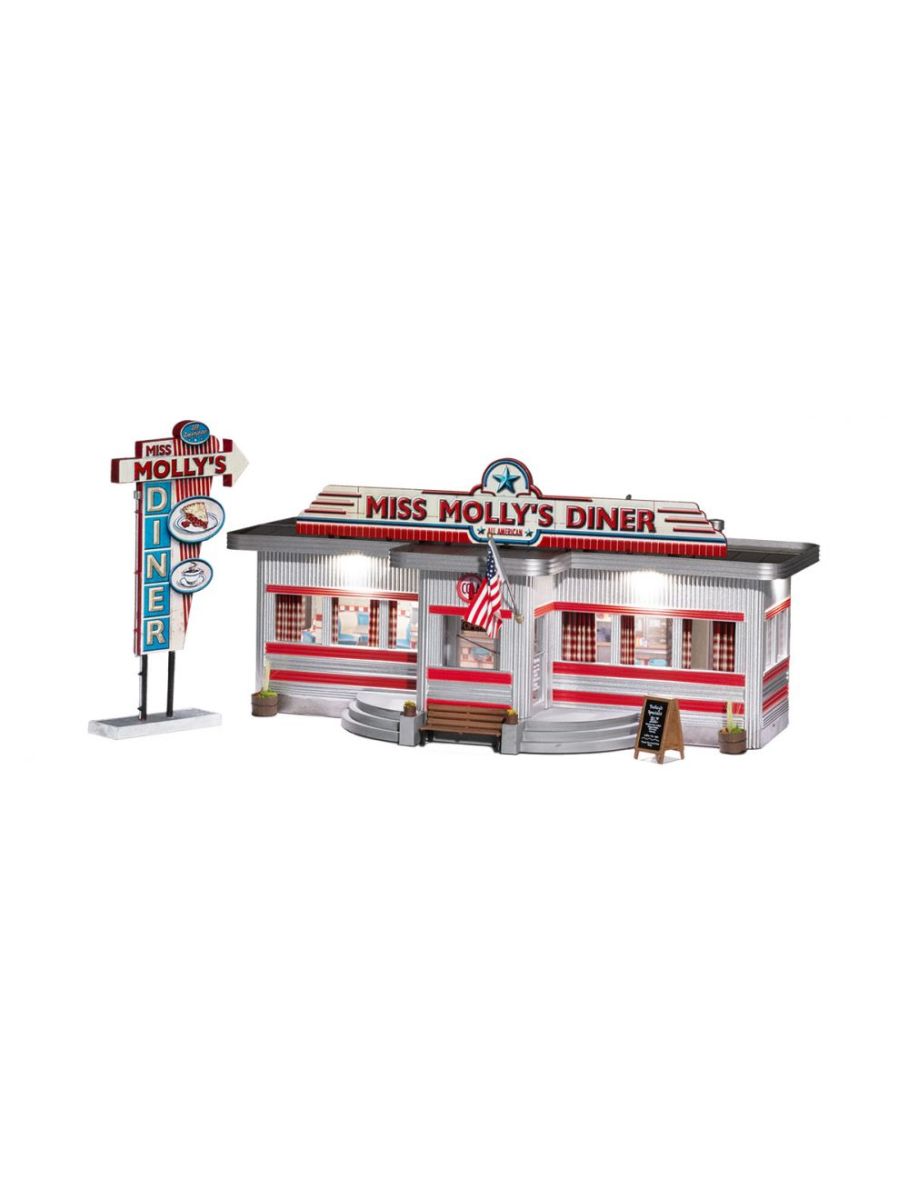 Woodland Scenics 5066 HO B/U Miss Mollys Diner