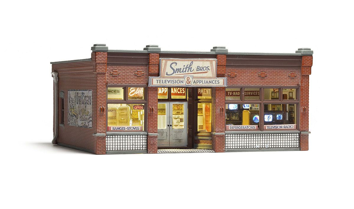 Woodland Scenics 5069 HO B/U Smith Brothers TV & Appliance Store