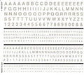 Woodland Scenics 507 RR Gothic Letters/white Dry Transfer