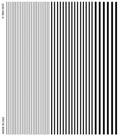 Woodland Scenics 513 Stripes/black Dry Transfer