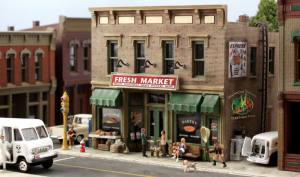 Woodland Scenics 5200 N Pre-Fab Fresh Market Kit