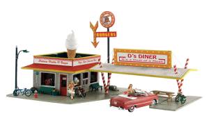 Woodland Scenics 5208 N Pre-Fab Ds Diner Kit