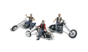 Woodland Scenics 5344 N AutoScene Bad Boy Bikers