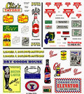 Woodland Scenics 551 HO Tavern Gas & Commercial Signs Dry Transfer Dry Transfer