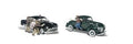 Woodland Scenics 5540 HO AutoScenes/Getaway Gangsters