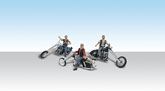 Woodland Scenics 5554 HO AutoScenes/Bad Boy Bikers