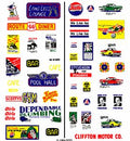 Woodland Scenics 562 1950s Signs & Posters Dry Transfer Dry Transfer
