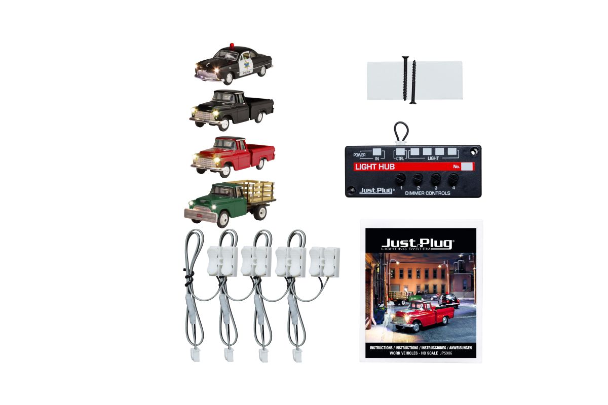 Woodland Scenics 5906 HO Scale Value Pack Work Vehicles