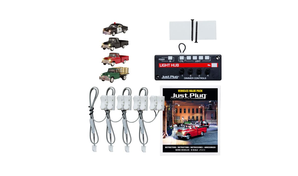 Woodland Scenics 5918 N Scale Value Pack Work Vehicles
