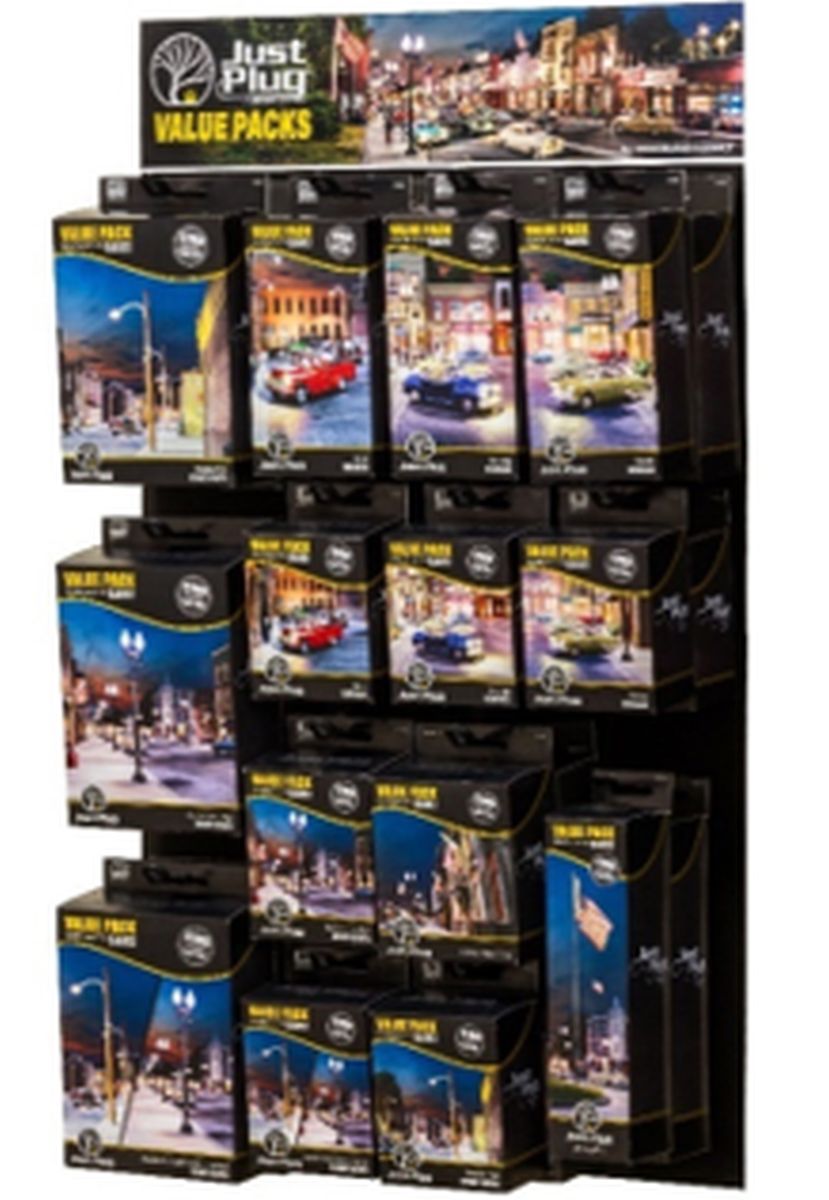Woodland Scenics 5930H Just Plug Value Pack Half Asst
