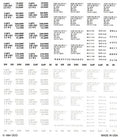 Woodland Scenics 601 Boxcar Data Roman/black & white Dry Transfer