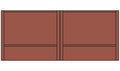 Woodland Scenics 60101 N DPM Street/Dock Level Blank Wall