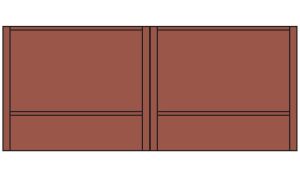 Woodland Scenics 60101 N DPM Street/Dock Level Blank Wall