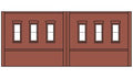 Woodland Scenics 60102 N DPM Dock Level Wall Windows
