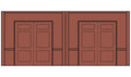 Woodland Scenics 60106 N DPM Street Level Wall Freight Doors