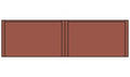 Woodland Scenics 60111 N DPM 1-Story Blank Wall