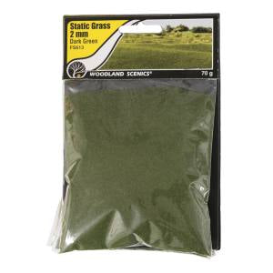 Woodland Scenics 613 Static Grass Dark Green 2mm