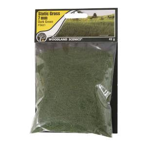 Woodland Scenics 621 Static Grass Dark Green 7mm