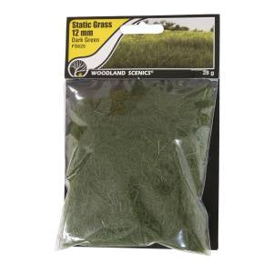 Woodland Scenics 625 Static Grass Dark Green 12mm